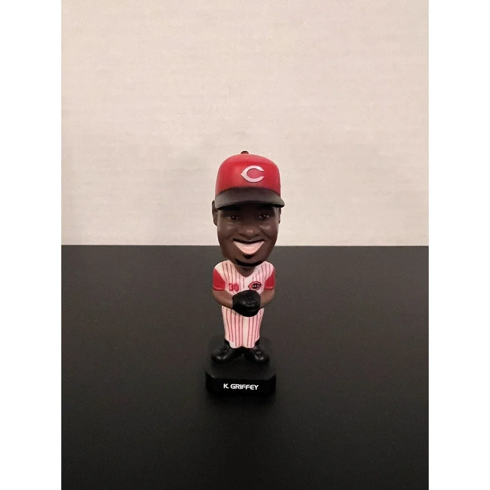 Vtg MLB Bobblehead Baseball Players- T. Hunter, Ichiro, J. Smoltz, Griffey Jr‎